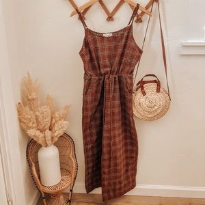 Forever 21 plaid jumpsuit 🍂